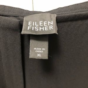 Eileen Fisher Black Silk Pants